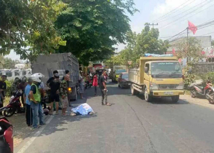 Kecelakaan Maut di OKU, Pemotor Tewas Terlindas Truk Kontainer