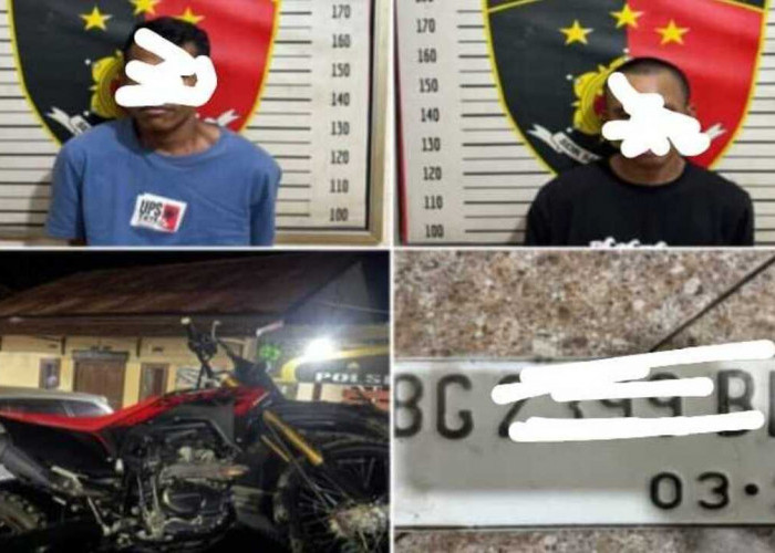Dua Pelaku Curat Dibekuk Polsek Sanga Desa, Motor Trail dan Uang Tunai Diduga Jadi Sasaran