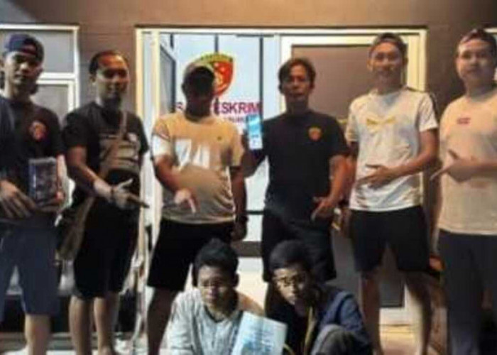 Dua Terduga Pencuri HP di Gunung Ibul Prabumulih Ditangkap Tak Lama Setelah Beraksi, BB Berhasil Diamankan