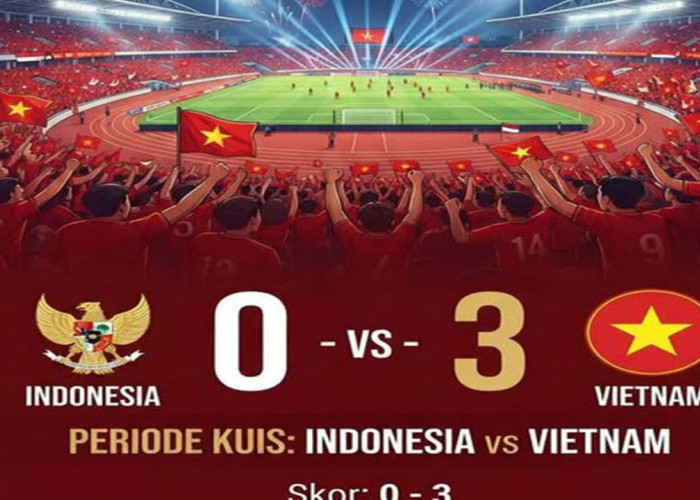 Hasil Piala AFF 2026: Indonesia Kalah Telak 0-3 Dari Vietnam.