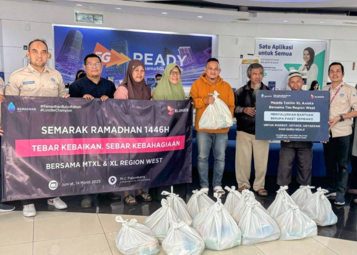 Semarak Ramadhan 1446H Karyawan XL Axiata Berbagi Kebaikan di Sumatera