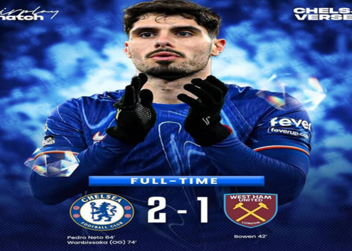 Chelsea ke Empat Besar! West Ham Kalah 2-1, Potter Pulang dengan Nestapa