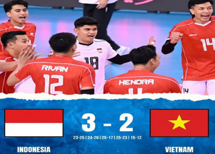 Indonesia Kalahkan Vietnam 3-2 di AVC Nations Cup 2025, Lolos ke Perebutan Peringkat 5