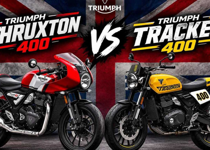Triumph Thruxton 400 vs Tracker 400: Selisih Rp6 Juta, Pilih Mana? 