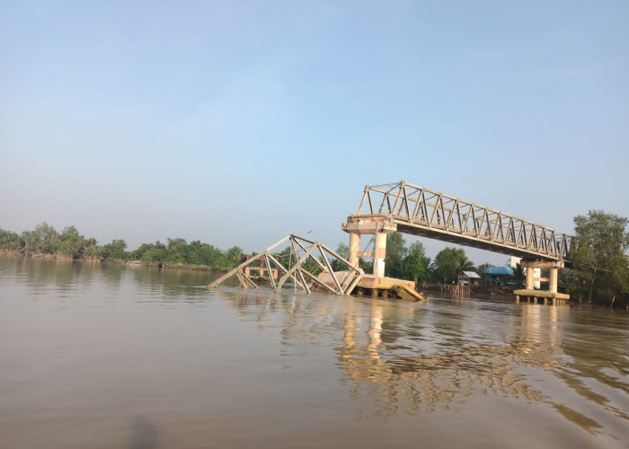 Jembatan P6 kecamatan Lalan Ambruk, Ini Nama Korban yang Hilang dan Luka