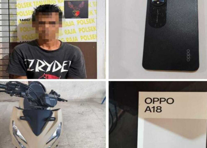 Tersangka Curat di Tanjung Raja Ditangkap, Saskirin Terancam Hukuman 7 Tahun Penjara
