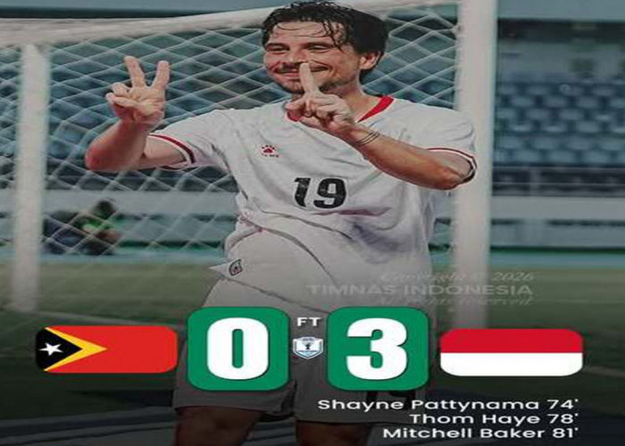 Hasil Piala AFF 2026: Indonesia 3-0 Timor Leste