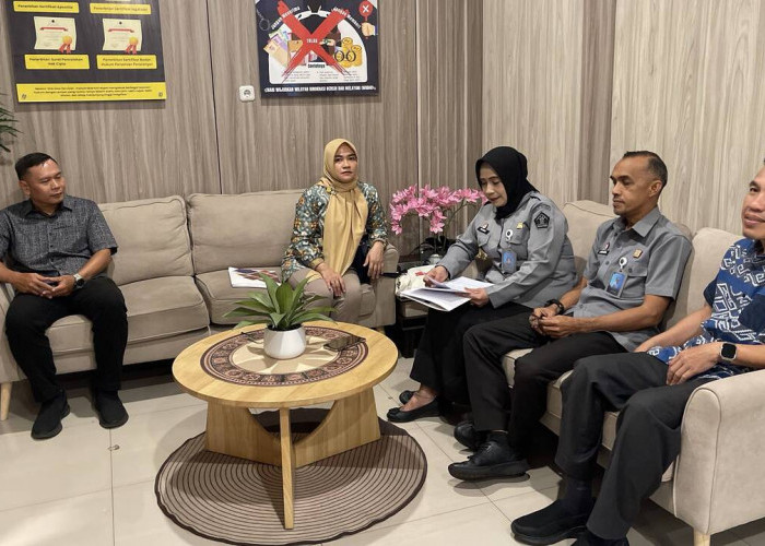 Dorong Kemudahan Akses Layanan KI, Kemenkum Sumsel Terima Koordinasi Bapperida OKU Timur