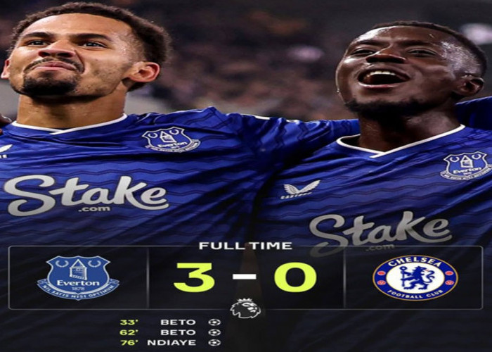 Hasil Liga Premier Inggris: Everton Bungkam Chelsea 3-0, The Blues Tersungkur.