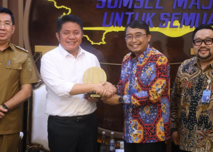 Audiensi Dirut Baru Pusri, Herman Deru Tekankan Pentingnya Distribusi Pupuk untuk Pertanian Sumsel