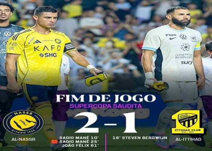 Saudi Super Cup 2025: Al Nassr Tumbangkan Al Ittihad 2-1