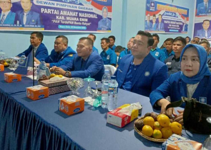 Musda Serentak, Izudin Efendi Pimpin PAN Muara Enim