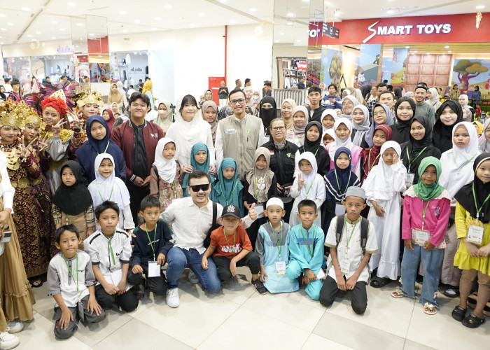 dr Ratu Semarakkan Belanja Bersama Anak Yatim Bersama Dompet Dhuafa