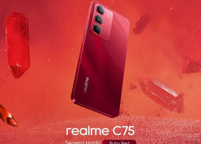 realme Umumkan Warna Baru Ruby Red untuk realme C75, Tampil Lebih Berkelas dan Stylish