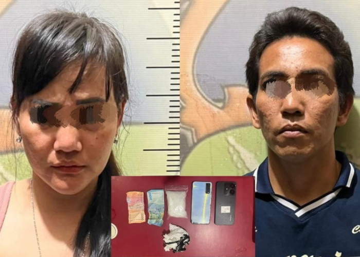 Tangkap Dua Pelaku Sabu di Kebun Karet, Ipda Rinto Bulek Sita 98,43 Gram Senilai Rp40 Juta