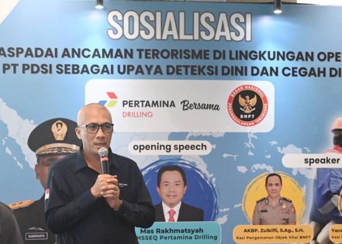 Waspadai Terorisme di Sektor Energi, Pertamina Drilling dan BNPT Gelar Sosialisasi Keamanan
