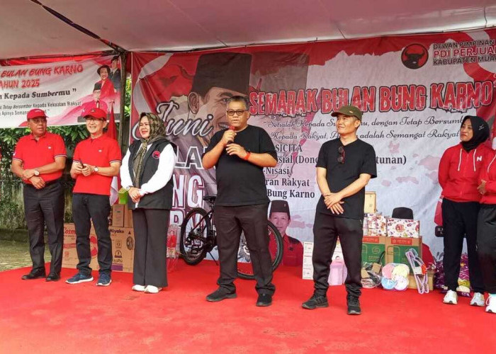 PDIP Muara Enim Gelar Kegiatan Bulan Bung Karno