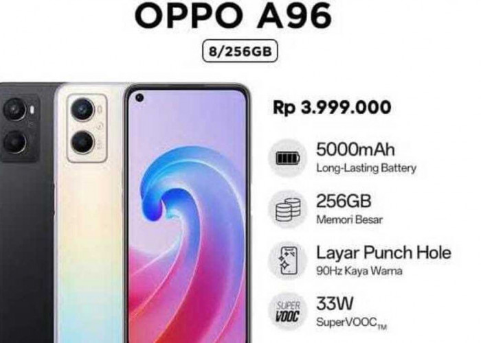 Oppo A96 Andalkan Baterai Jumbo, Solusi Andal untuk Pengguna Aktif