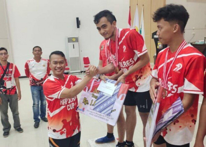 Polres OKU Sukses Gelar Turnamen Tenis Meja Kapolres OKU Cup