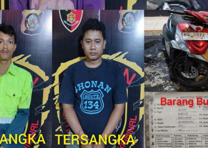 Komplotan Pencuri Kendaraan Bermotor si Lubuklinggau Diringkus, Ini Tampang Tersangka   
