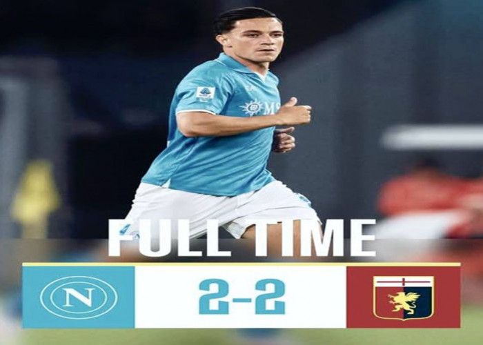 Napoli Imbang Lawan Genoa, Posisi di Puncak Terancam