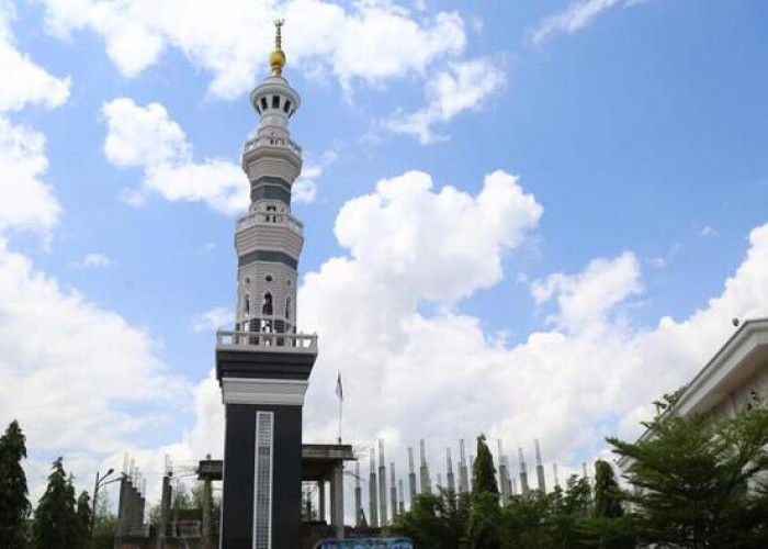 Herman Deru Resmikan Menara Masjid Al Muhajirin OPI Jakabaring