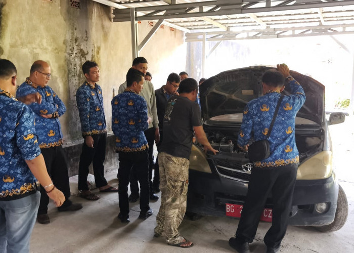 Tindak Lanjut Temuan BPK, Mobil Dinas yang Dipinjam PWI Prabumulih Resmi Dikembalikan