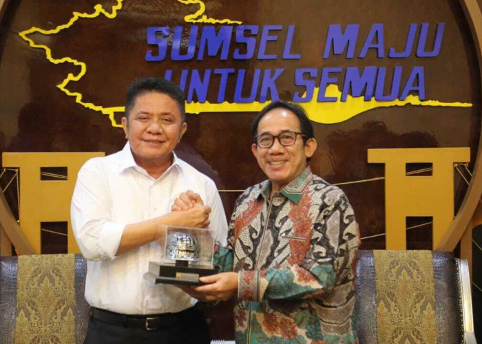 Terima Audiensi Dirut PTBA, Gubernur Herman Deru Support Rencana Pengembangan dan Peningkatan Produksi PTBA 