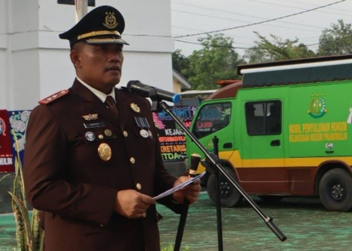 Gelar Upacara Peringatan Hari Lahir Kejaksaan RI ke-80, Kajari Prabumulih Bertekat Tingkatkan Pelayanan Hukum