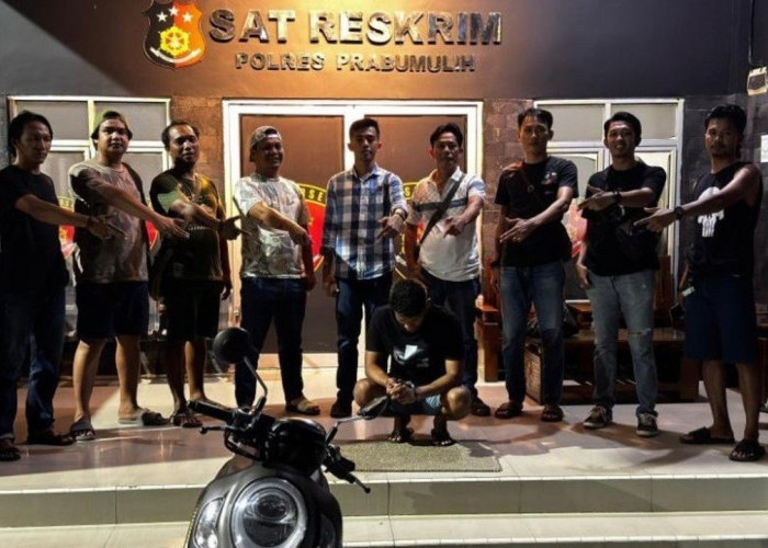 Gadaikan Dua Motor Milik Saudara, Warga Tugu Kecil Ditangkap URC TEKAB 11 Polres Prabumulih