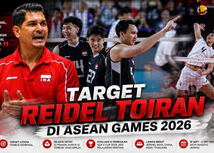 Target tak Berubah! Reidel Toiran Buka Peluang Rombak Skuad Timnas Voli Indonesia Jelang Asian Games 2026