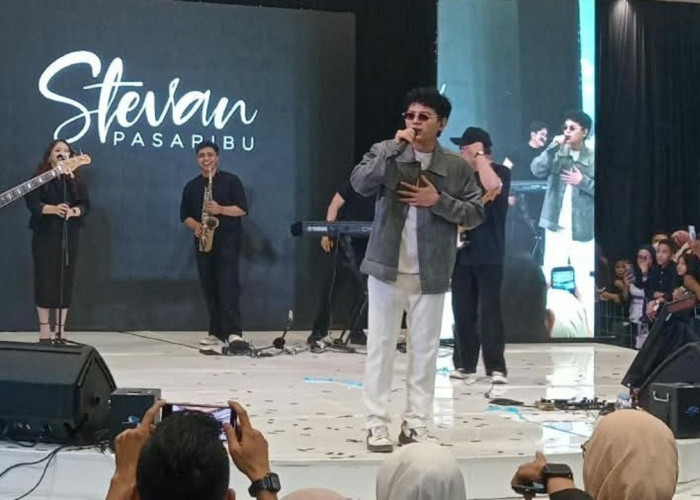 Steven Pasaribu Meriahkan Puncak Pos Style Meriahkan Anniversary Ke-13 Palembang aicon,