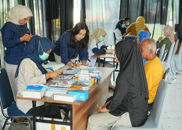 Sambut HUT ke-45, PTBA Kolaborasikan Bantuan Pangan dan Edukasi Gizi Pola Makan Sehat