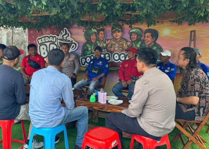 Jelang May Day, Polres Ogan Ilir Ngopi Bareng Serikat Buruh dan Jamin Peringatan Hari Buruh Berlangsung Aman