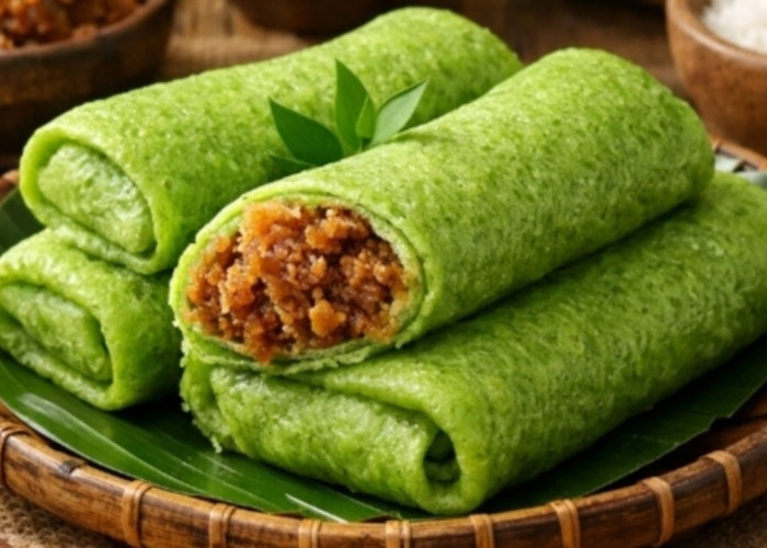 Dadar Gulung Unti Kelapa, Jajanan Tradisional Sederhana yang Selalu Bikin Rindu