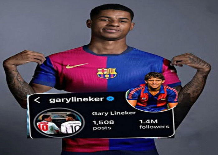 Marcus Rashford Resmi Berkostum Barcelona, Jadi Penerus Gary Lineker