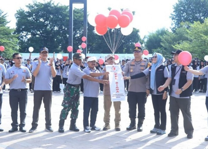 Menjelang Masa Tenang, Bawaslu Prabumulih Gelar Apel Siaga