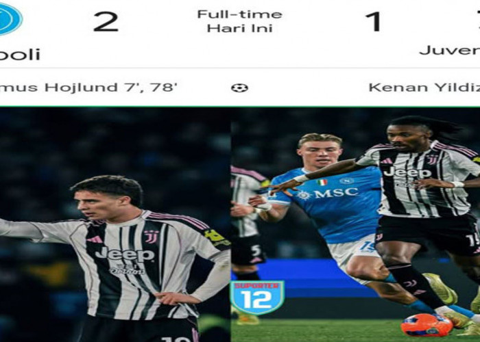 Hasil Liga Serie A Italia: Napoli Tumbangkan Juventus 2-1,Kudeta Puncak Klasemen.