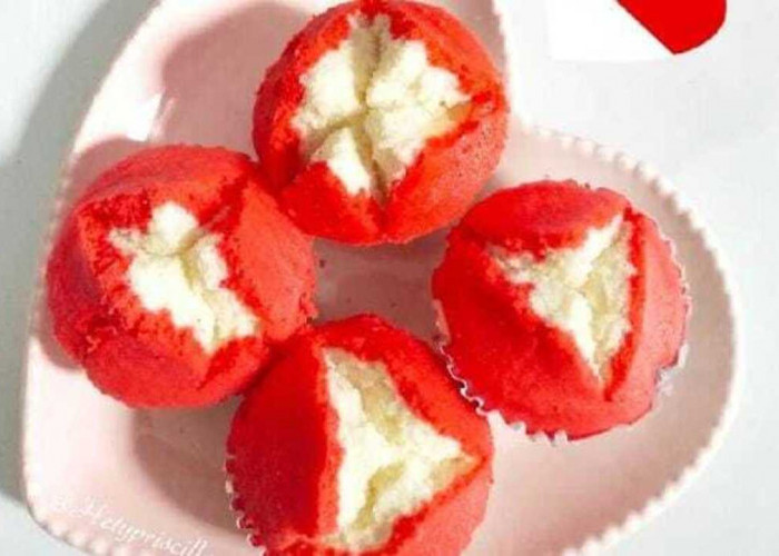 Resep Bolu Kukus Mekar Merah Putih: Lembut, Manis, dan Cantik Pas Untuk Acara HUT RI
