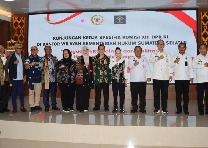 DPR RI Apresiasi Upaya Kanwil Kemenkum Sumsel Tingkatkan Kualitas Layanan Administrasi Hukum