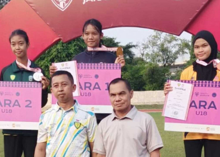 Atlet Muda Asal Prabumulih Keyla Sahira Raih Medali Emas Kejurnas Atletik Indonesia U18 Open Championship 2026