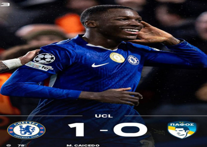 Hasil Liga Champions: Chelsea Menang Susah Payah, Tekuk Pafos 1-0.