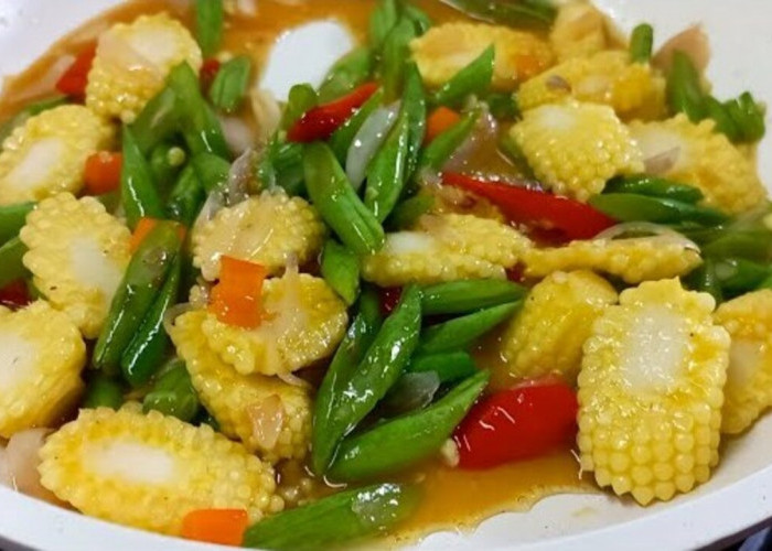 Tumis Buncis Campur Jagung Muda, Sajian Sederhana yang Tetap Menggugah Selera