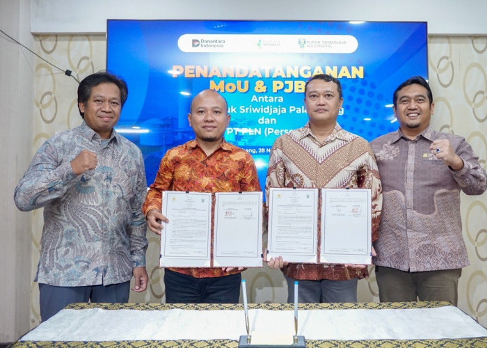 Perkuat Keandalan Operasional, Pusri Tandatangani MOU dengan PLN UID S2JB 