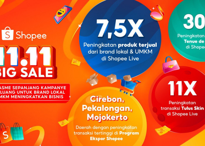 Shopee 11.11 Big Sale 2024 : Bukti Nyata Dukungan untuk Pertumbuhan Brand Lokal dan UMKM !