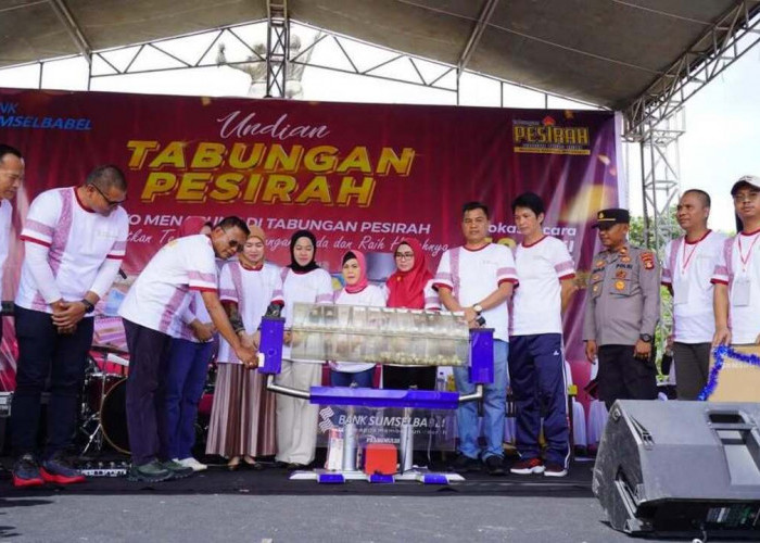 Bank Sumsel Babel Gelar Undian Pesirah 2025 di Taman Prabujaya, Wali Kota Prabumulih: Apresiasi Kontribusi BSB