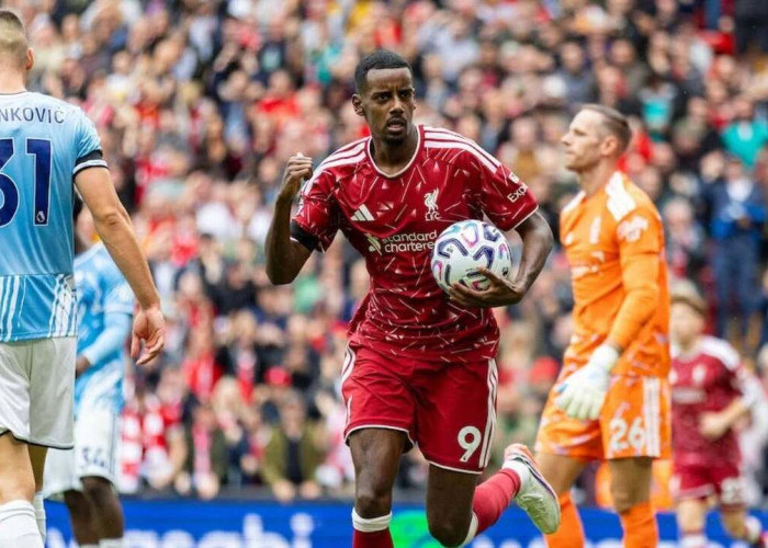 Hasil liga Premier Inggris: Liverpool 2-2 Nottingham Forest.