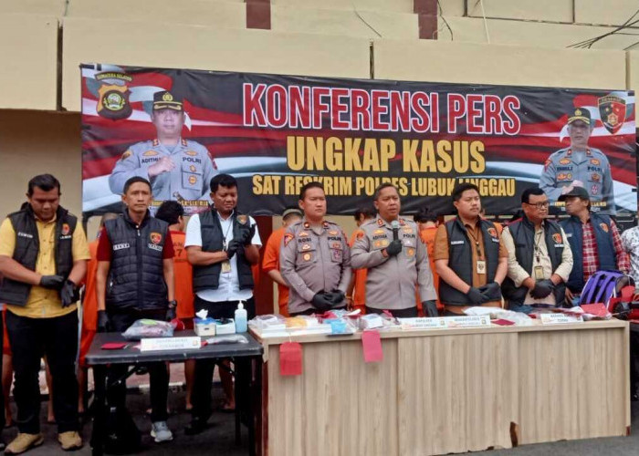 Polres Lubuklinggau Amankan 24 Tersangka, Termasuk Can Beruge Yang 17 Kali Keluar Masuk Bui