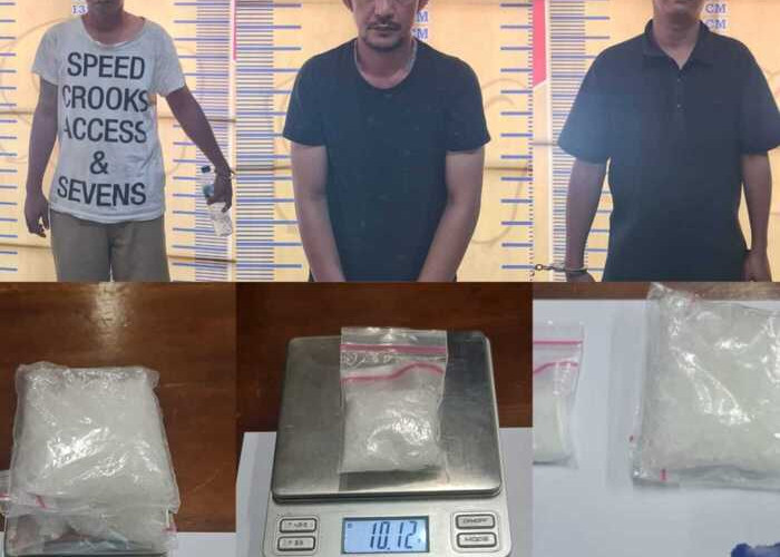 Bawa Narkoba Jenis Sabu, Tiga Pria asal Palembang dan Kayu Agung Ditangkap Polisi
