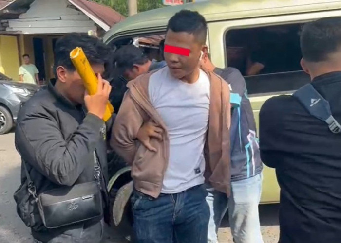 Polres Lahat Gagalkan Peredaran 1 Kilogram Ganja Asal Jarai, Pemuda Desa Diamankan